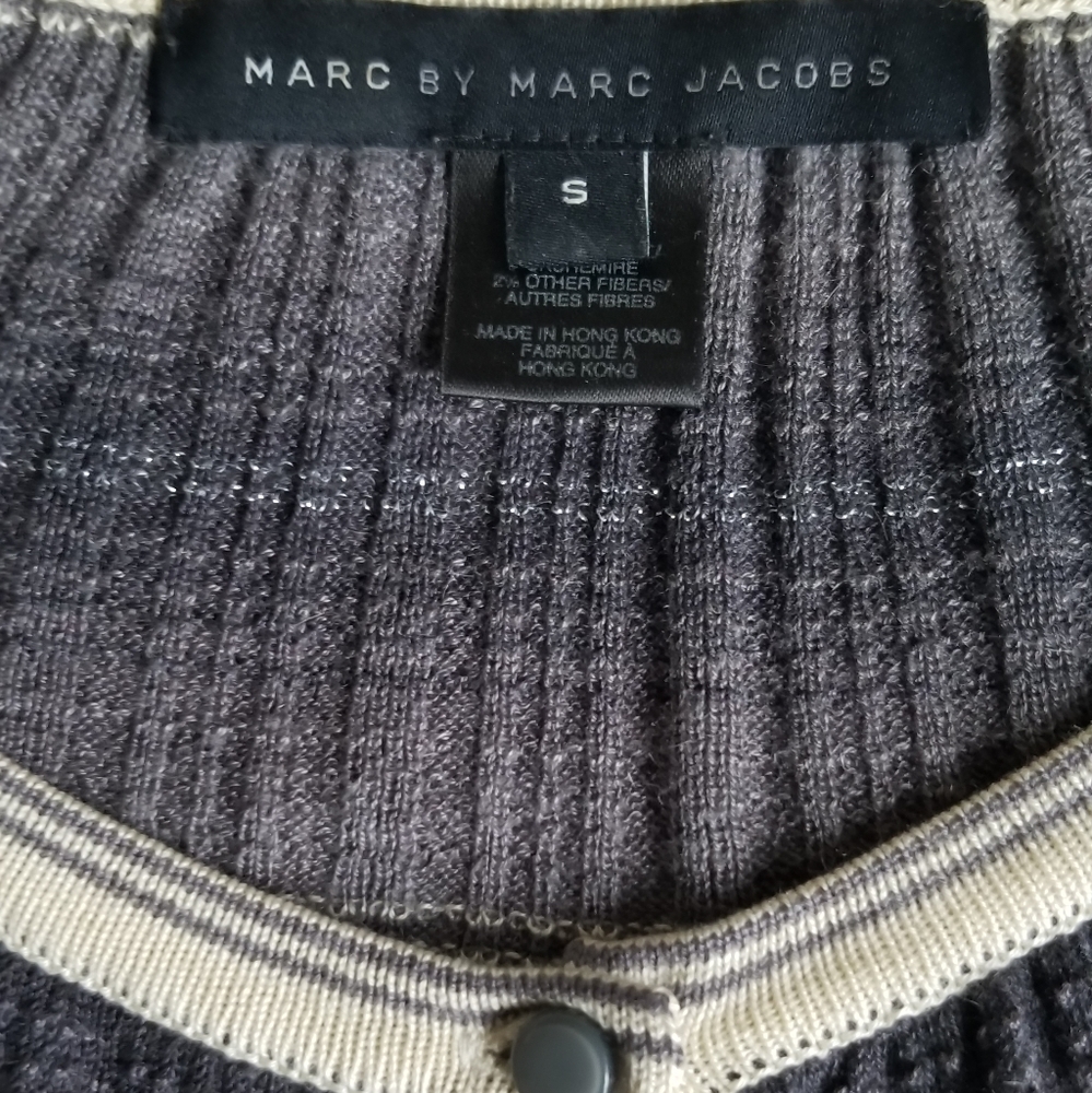 Marc by Marc Jacobs Silk/Cashmere Cardigan sz S - Picture 3 of 6